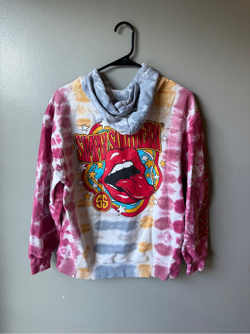 Simply Southern Tie Dye Graphic Hoodie Women’s Small - Picture 5 of 5